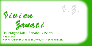 vivien zanati business card